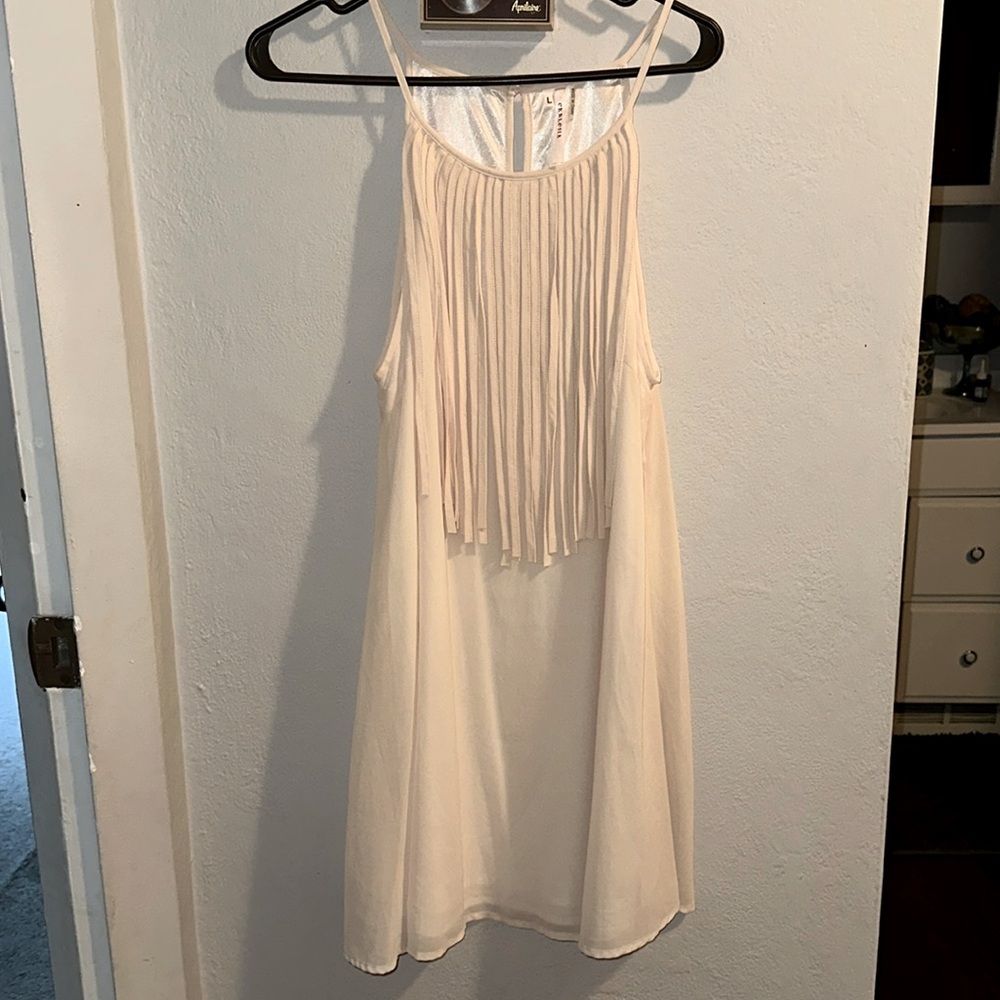 NWOT Cream Tassel Dress